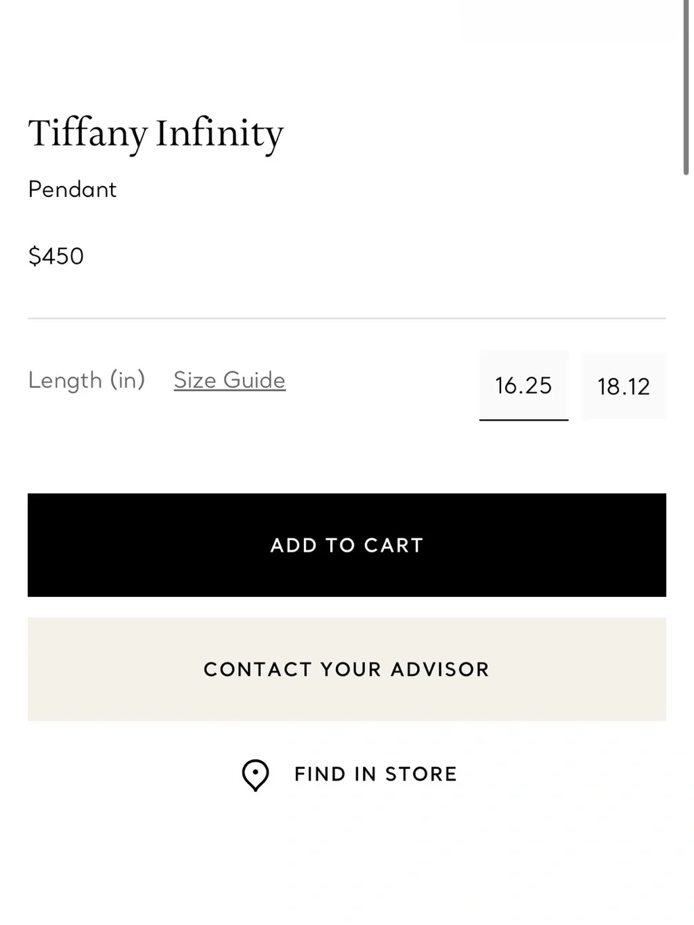 Sterling Silver Infinity Necklace by Tiffany & Co. - Picture 16 of 16